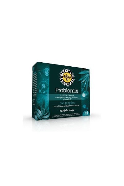 Black Bee Probiomix Con Jengibre 10 Cápsulas