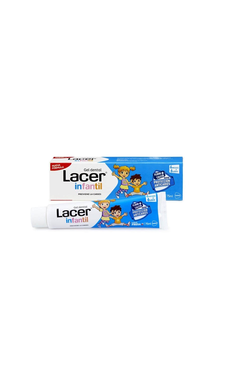 Lacer Infant Strawberry Flavour Gel 75ml