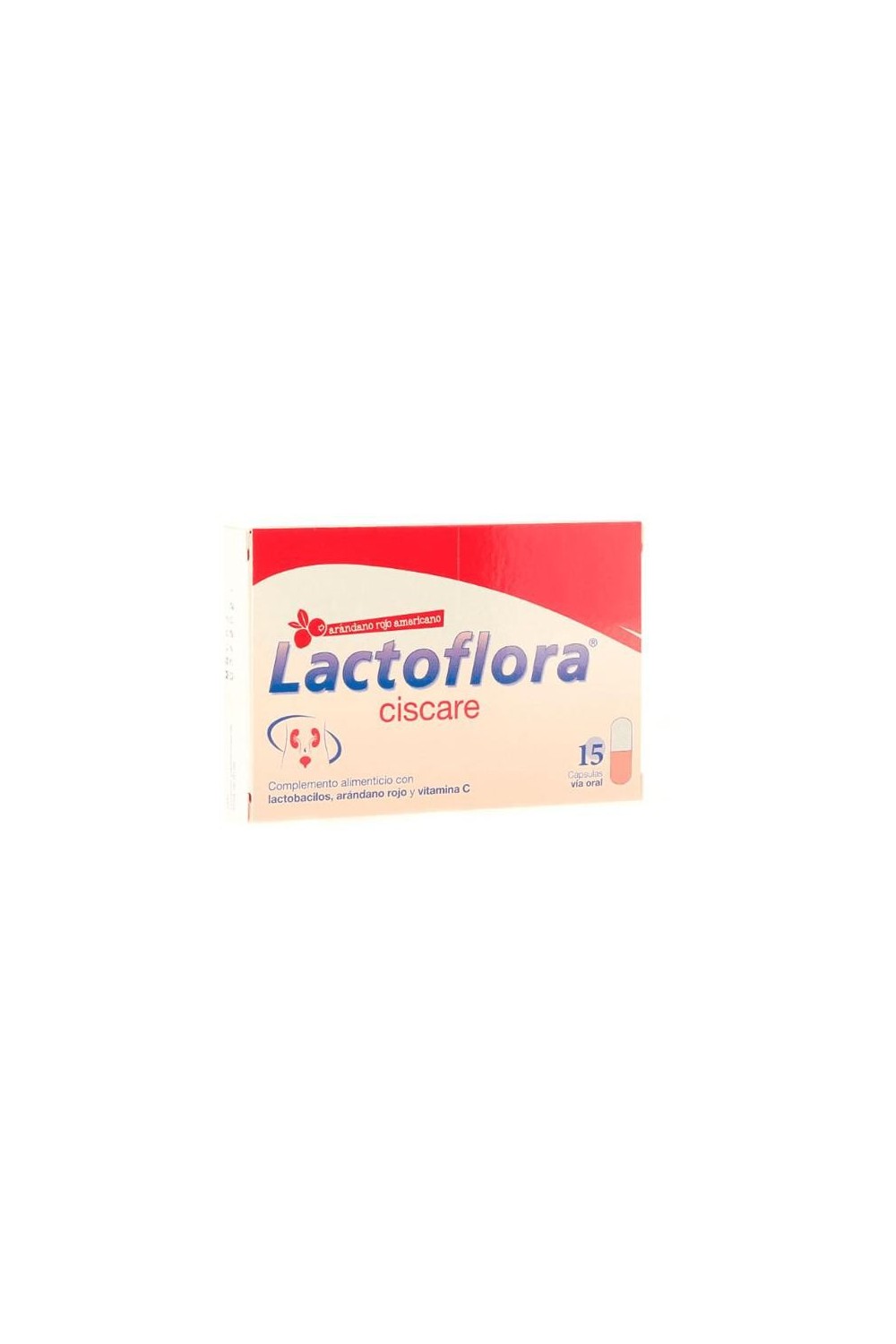 Lactoflora Ciscare Con Arándano Rojo Americano 15 Cápsulas