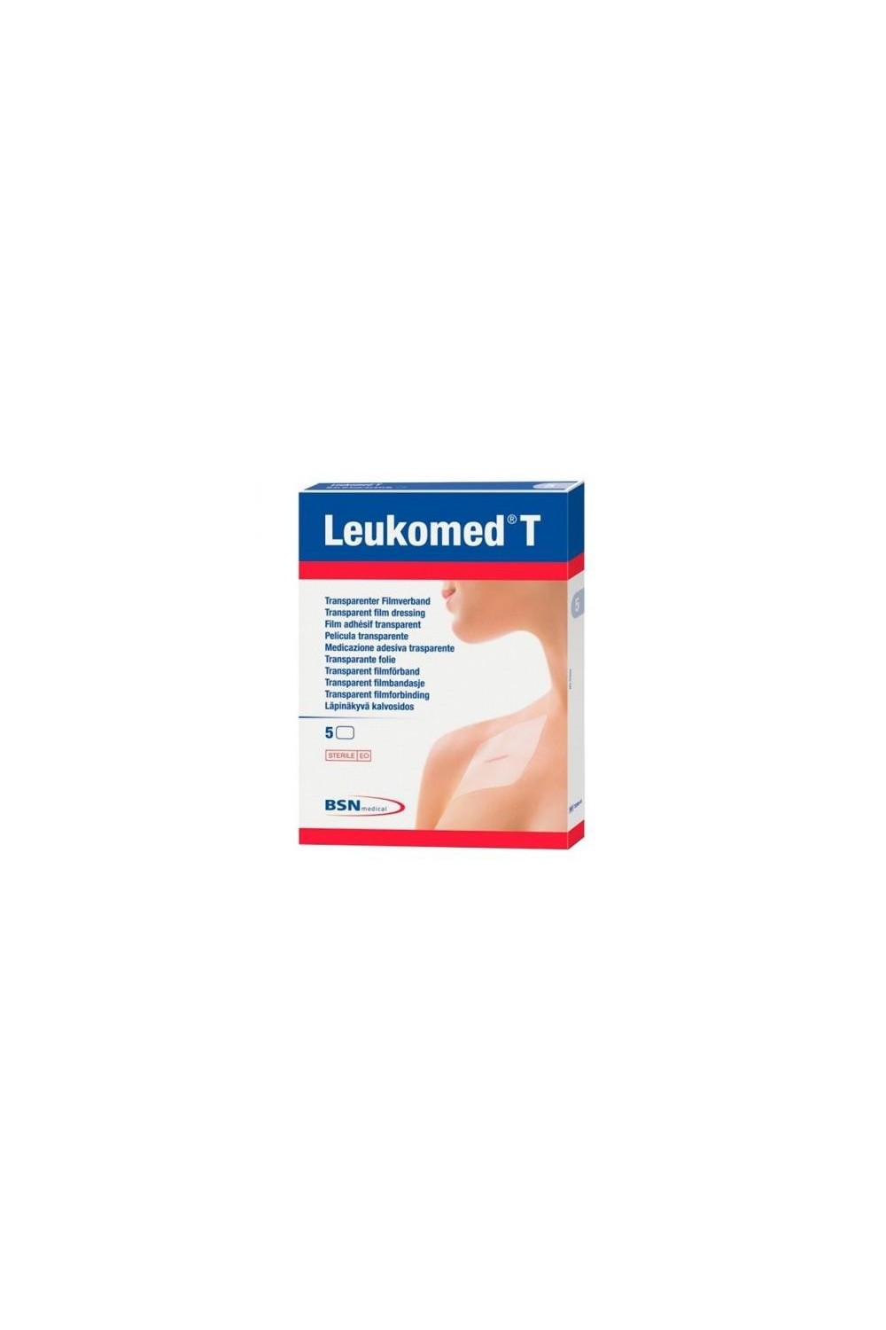 Leukomed T Apósito Transparente 15x25 Cm 5 Unidades Bsn Medical