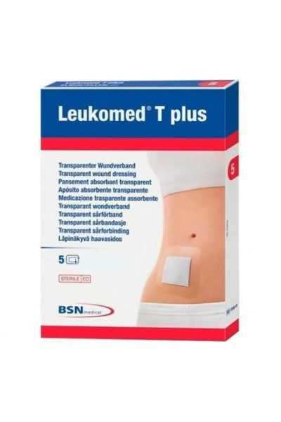 Leukomed T Plus Apósito Absorbente Transparente 10x35 Cm 5 Unidades Bsn Medical