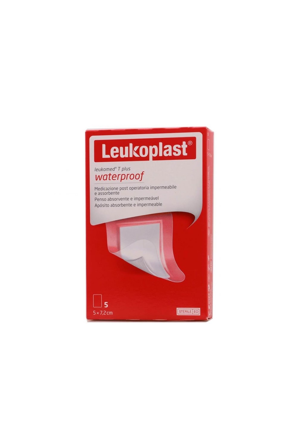 Bsn Medical Leukoplast T Plus Dressings 5x7,2cm 5 Units