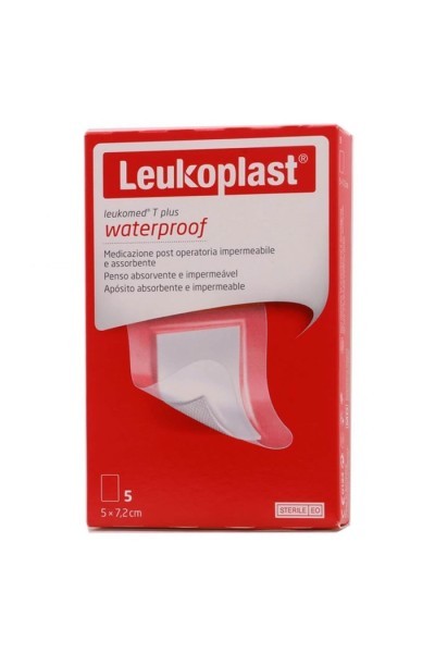 Bsn Medical Leukoplast T Plus Dressings 5x7,2cm 5 Units