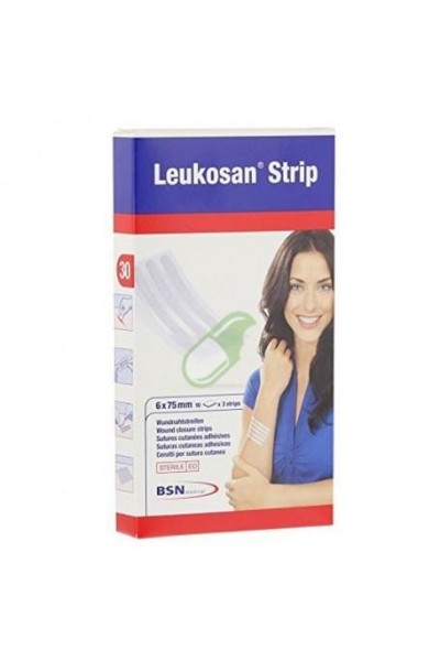 Leukosan Strip Apósito 6x75 Mm 2 Unidades Bsn Medical