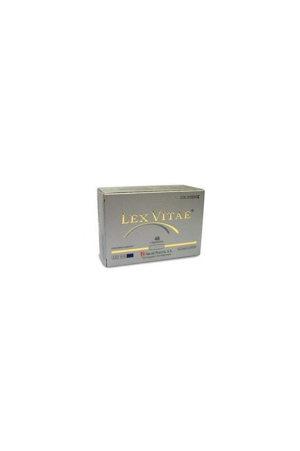 Narval Pharma Lex Vitae 60 Capsules