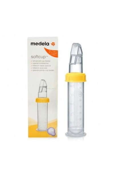 Medela Softcup Baby Bottle With Spoon 80ml