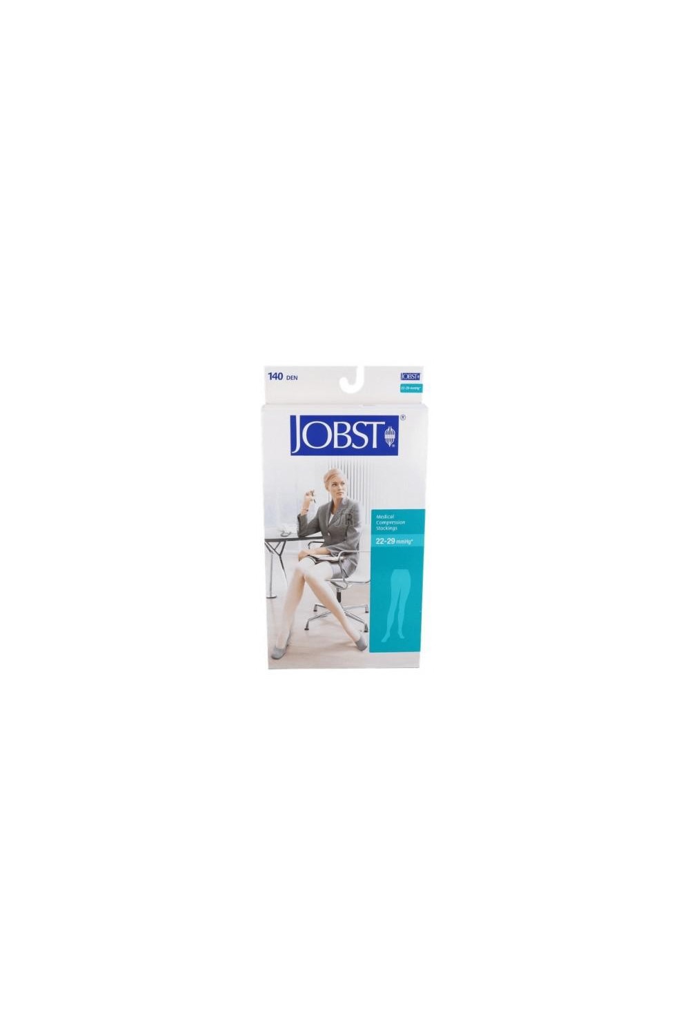 Jobst Panty Media Corta De Compresión Normal Color Negro Talla 5 Bsn Medical