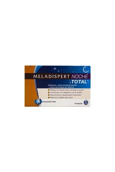 Meladispert Night Total Melatonin 30 Capsules