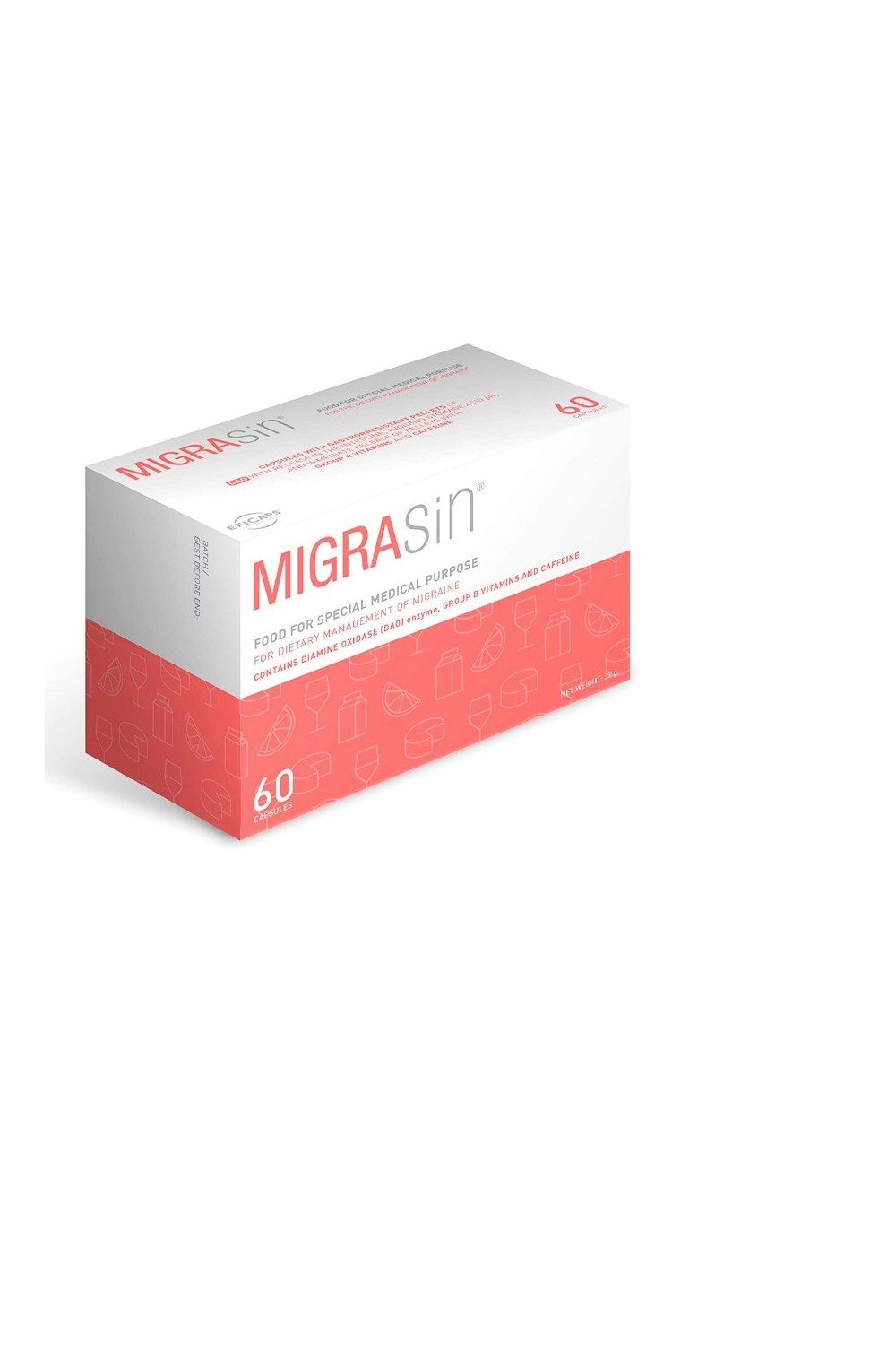 Vpharma Migrasin 60 Capsules