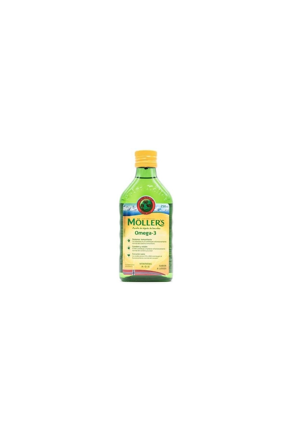 Moller´s Moller's Lemon Flavoured Cod Oil 250ml