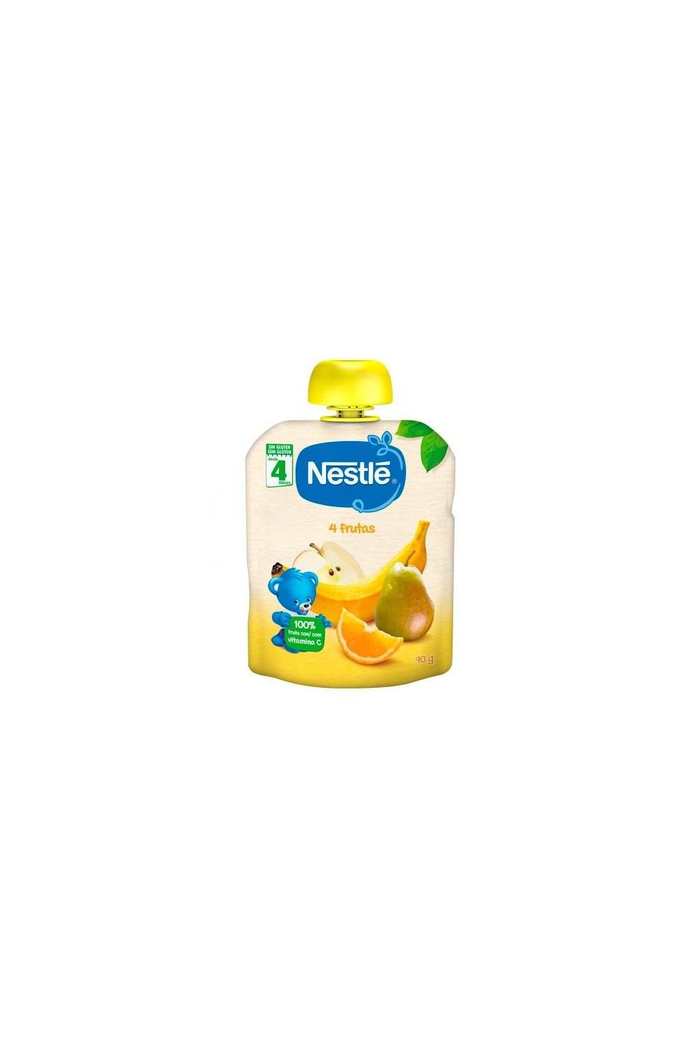 Nestle 3x Nestlé Puree 4 Fruits 90g