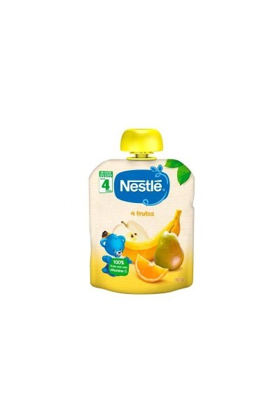 Nestle 3x Nestlé Puree 4 Fruits 90g