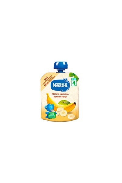 Nestle Naturnes Banana y Apple 90g