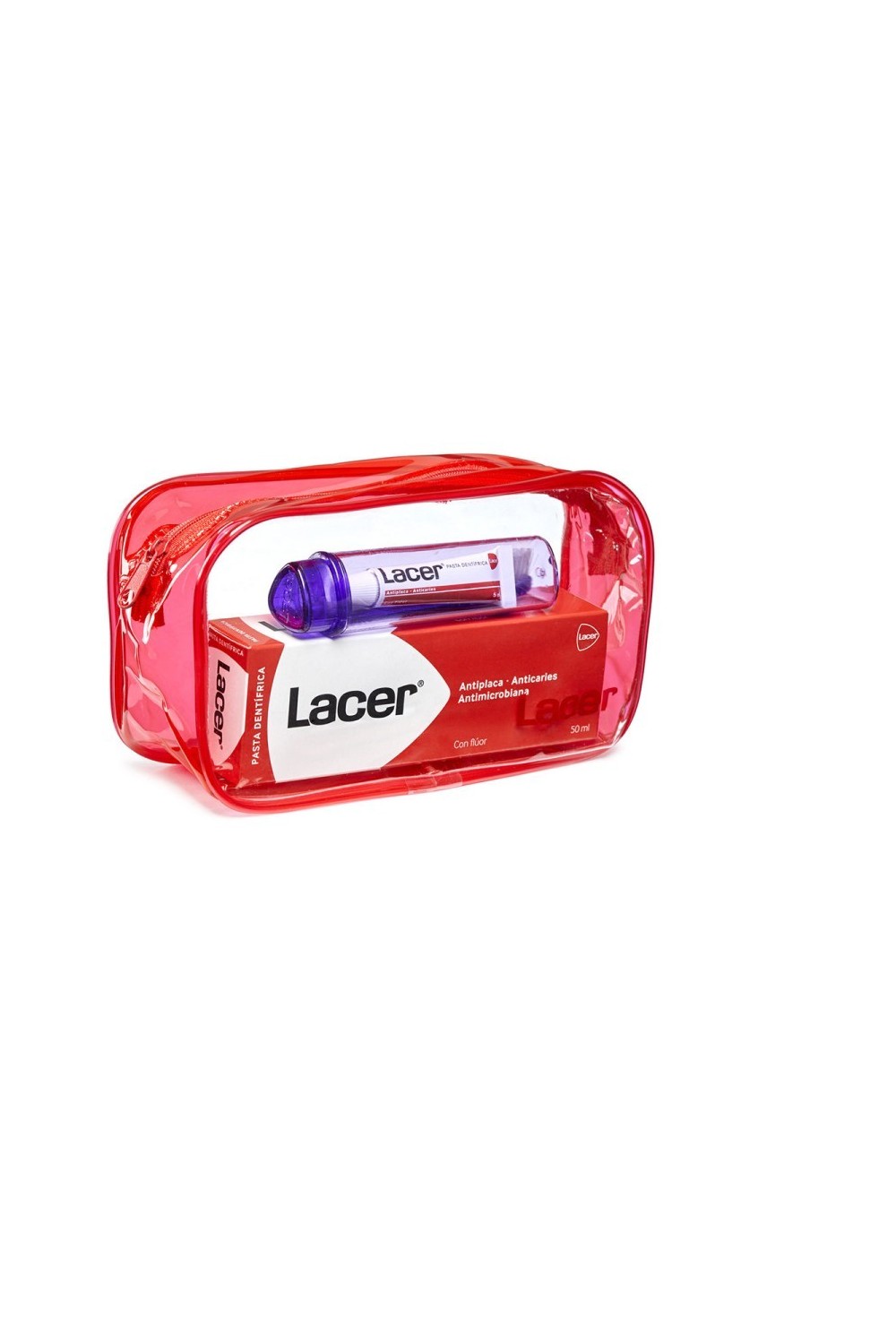 Lacer Travel Toilet Bag Paste Mouthwash