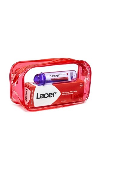 Lacer Travel Toilet Bag Paste Mouthwash