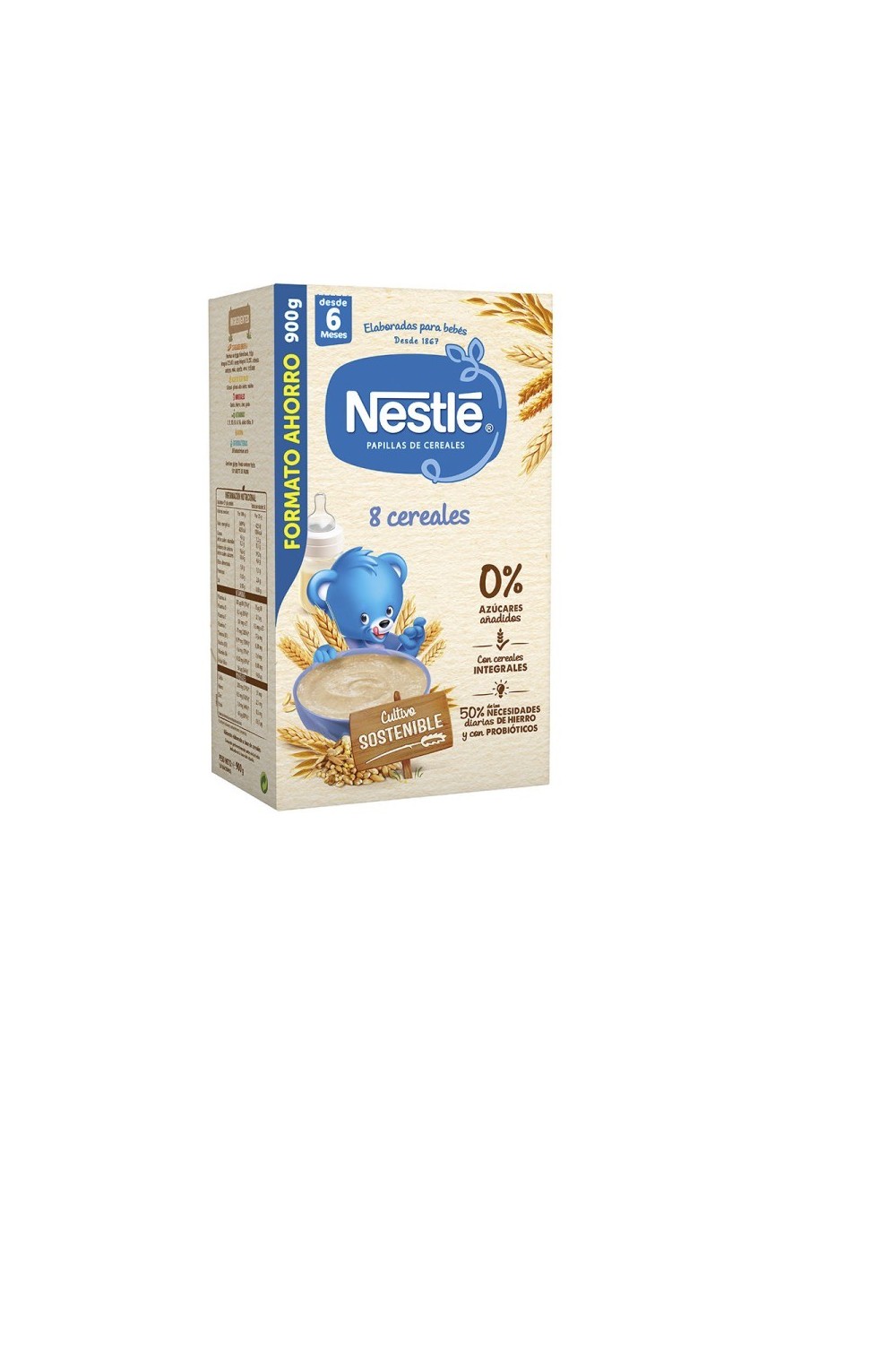 Nestle Nestlé Papilla 8 Cereales 800g