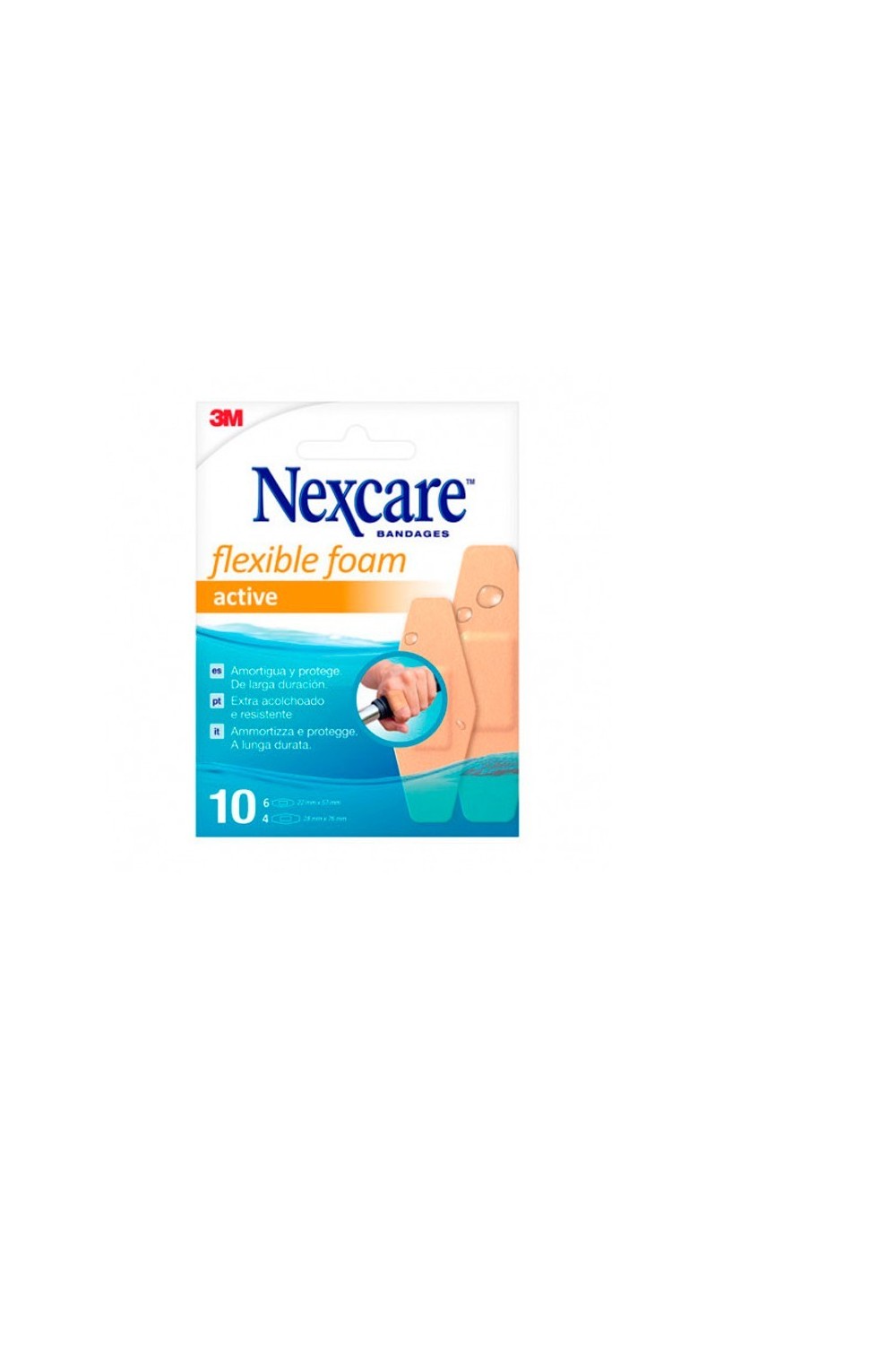 Nexcare Active Tiras Surtidas 10 Uds