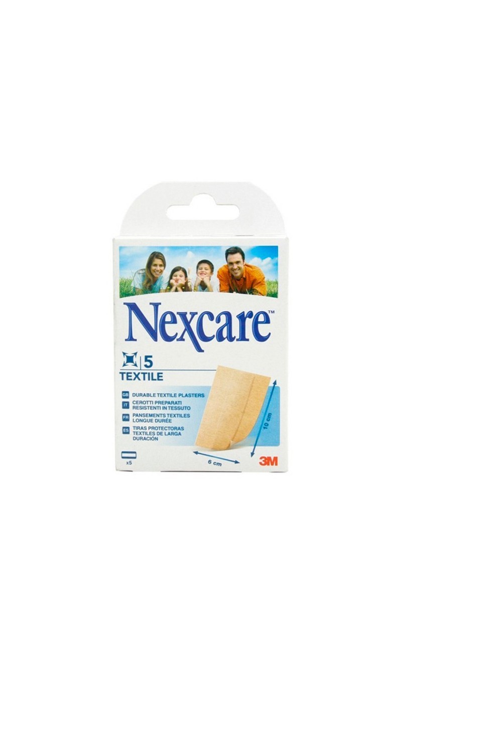 Nexcare Textile Strips 5 Strips 10x6 Cm
