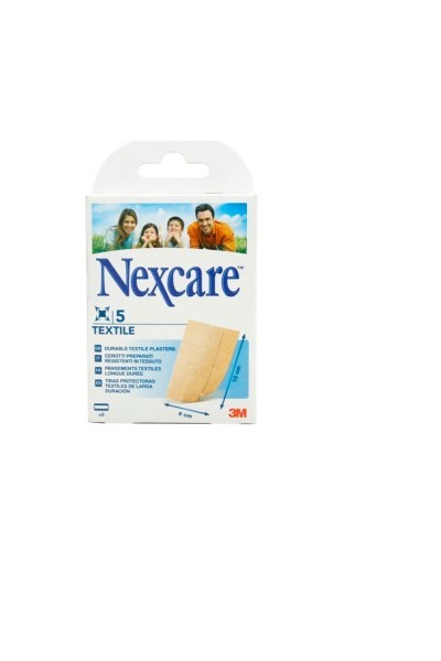 Nexcare Textile Strips 5 Strips 10x6 Cm