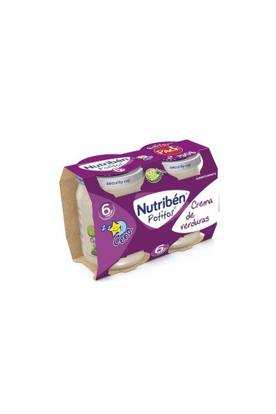 Nutriben Nutribén Potito Cena Bipack Crema De Verduras 2x 190g