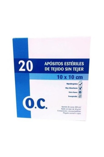 O.c Sterile Compress Non-Woven Fabric 20cmx20cm 20uts