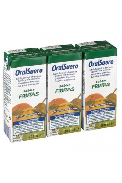 Bioral Casen Brik Fruit Oralsuero 200ml Pack 3 U