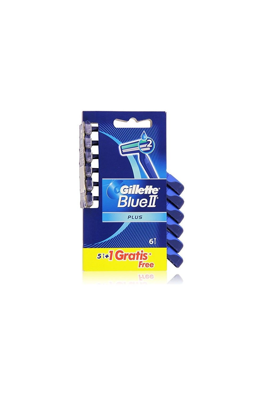 Gillette Blue II Plus 6 Units