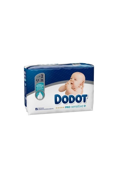 Dodot Diaper Pro Sensitive T / 2 4-8 Kg 36U