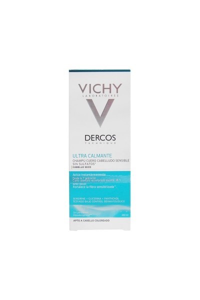 Vichy Dercos Ultra Soothing Shampoo for Dry Hair 200ml