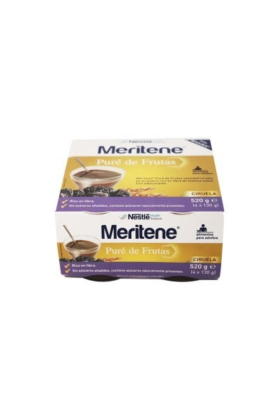 Meritene Resource Fruit Purée Varied Plum Puree 4 Uts