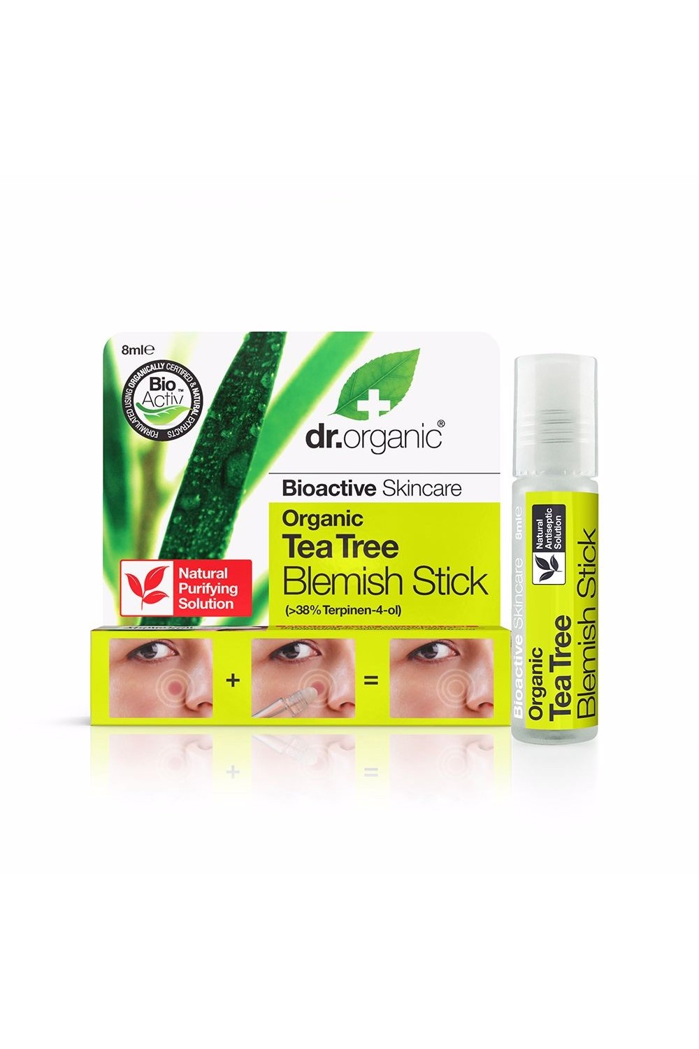 DR. ORGANIC - Dr Organic Tea Tree Blemish Stick Roll On 8ml