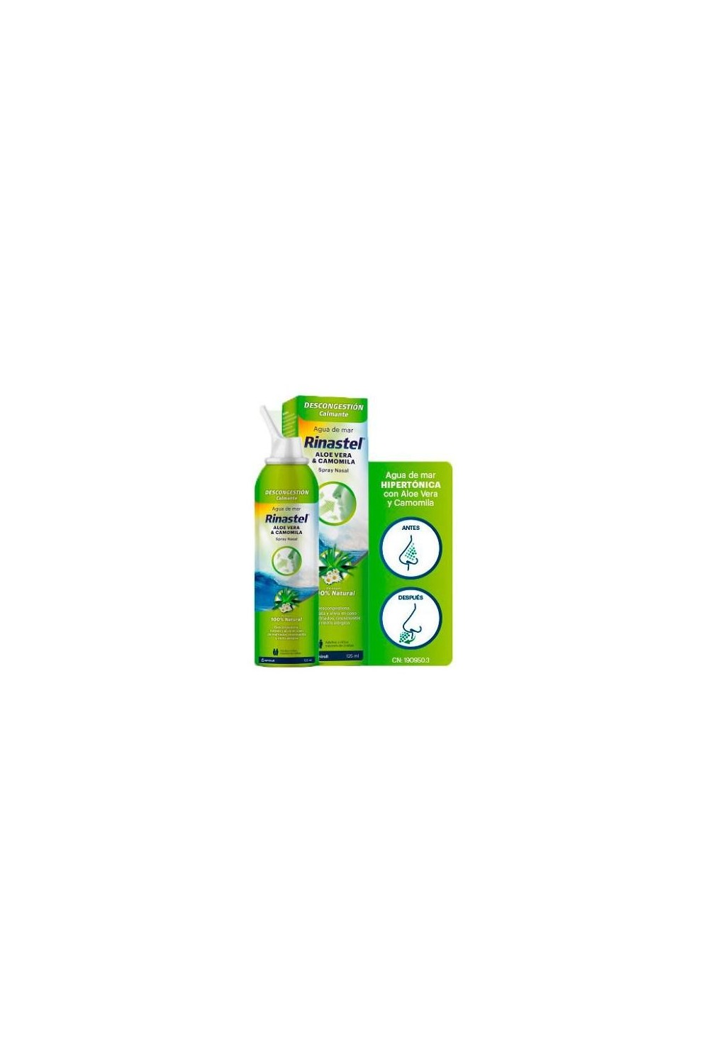 ALMIRALL - Rinastel Aloe Vera and Chamomile Nasal Spray 125ml