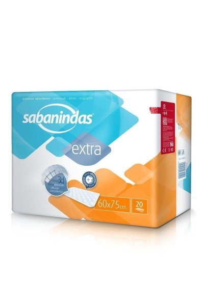 Sabanindas Extra 60x75cm 20 Unidades