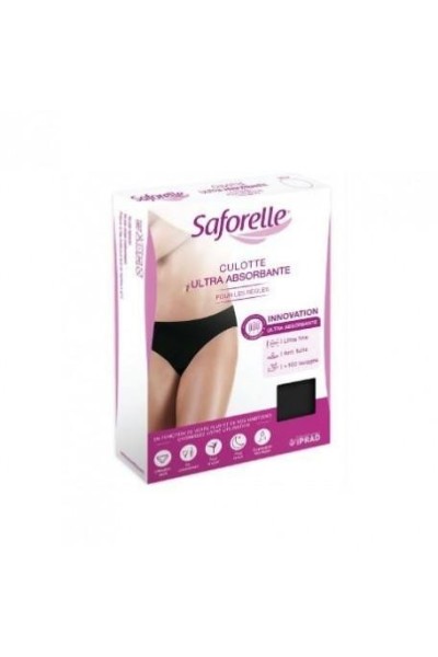 Saforelle Ultra Absorbent Short Black Size M