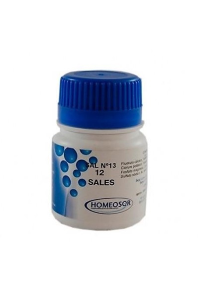 Pharmasor Sal 13 Mezcla 12 Sales 100 Comprimidos Homeosor
