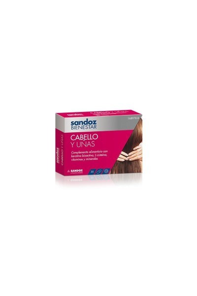 Sandoz Hair and Nails 30 Capsules