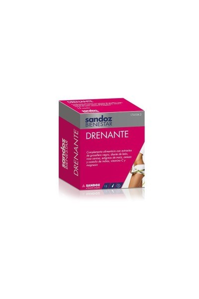 Sandoz Bienestar Drenante 15ampollas