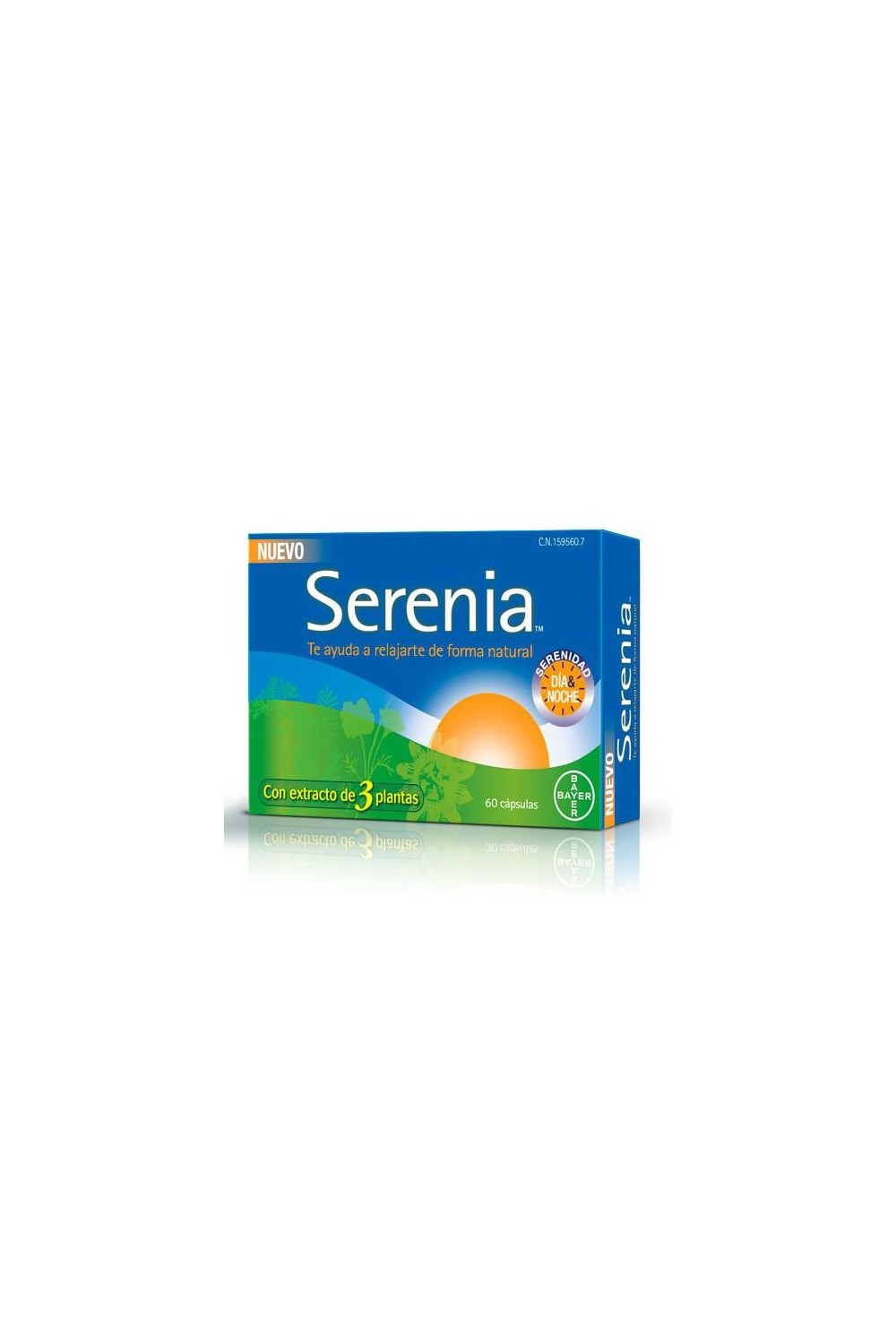 Bayer Serenia Natural Relaxation Day & Night 60 Capsules