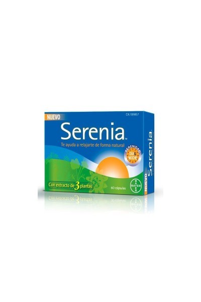 Bayer Serenia Natural Relaxation Day & Night 60 Capsules