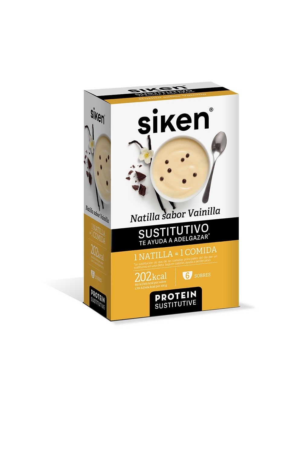 Siken Vanilla Custard 6 Sachets