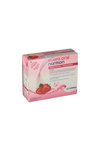 Suero Oral Normon Fresa 2x 250ml