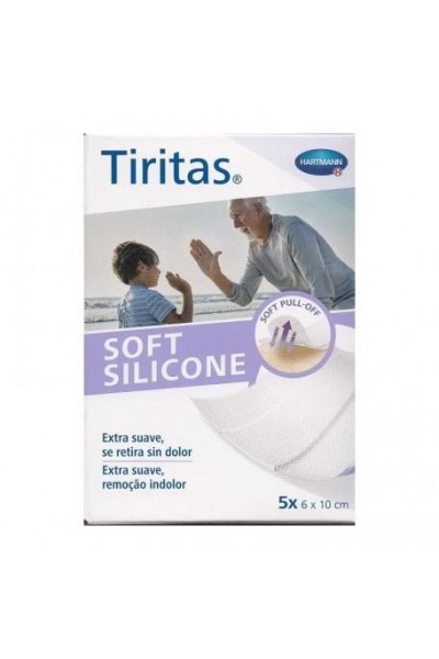 Soft Silicone Plasters 2 Sizes Dressings 8 Units Hartmann