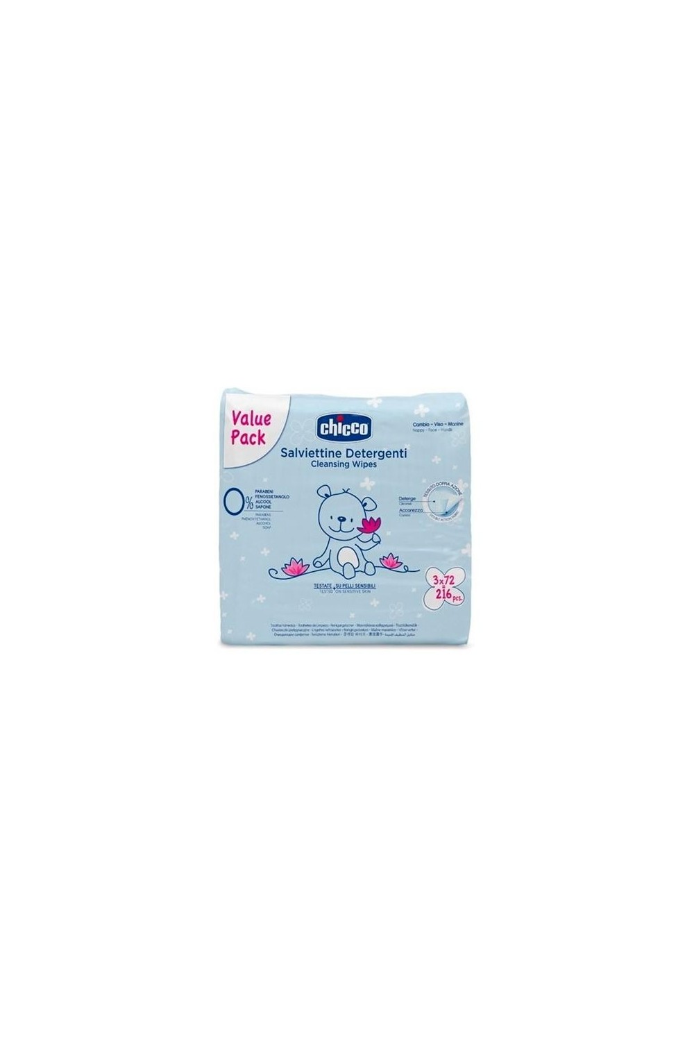 Chicco Tripack 72uts Wipes