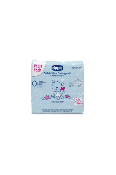 Chicco Tripack 72uts Wipes