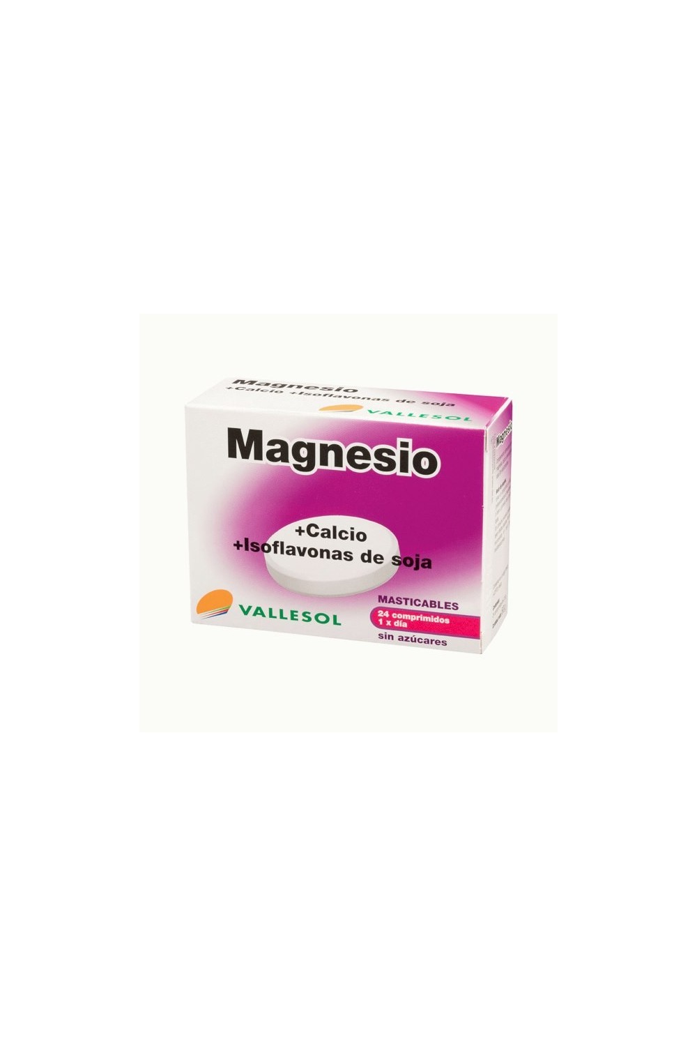 Vallesol Magnesium Calcium Isoflavones 24 Chewable Tablets