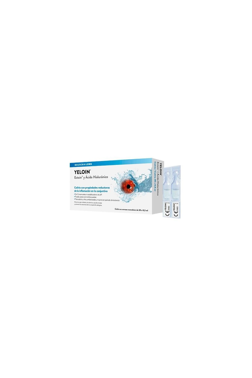 Yeloin Colirio Antiinflamatorio Monodosis 30x 0,5ml