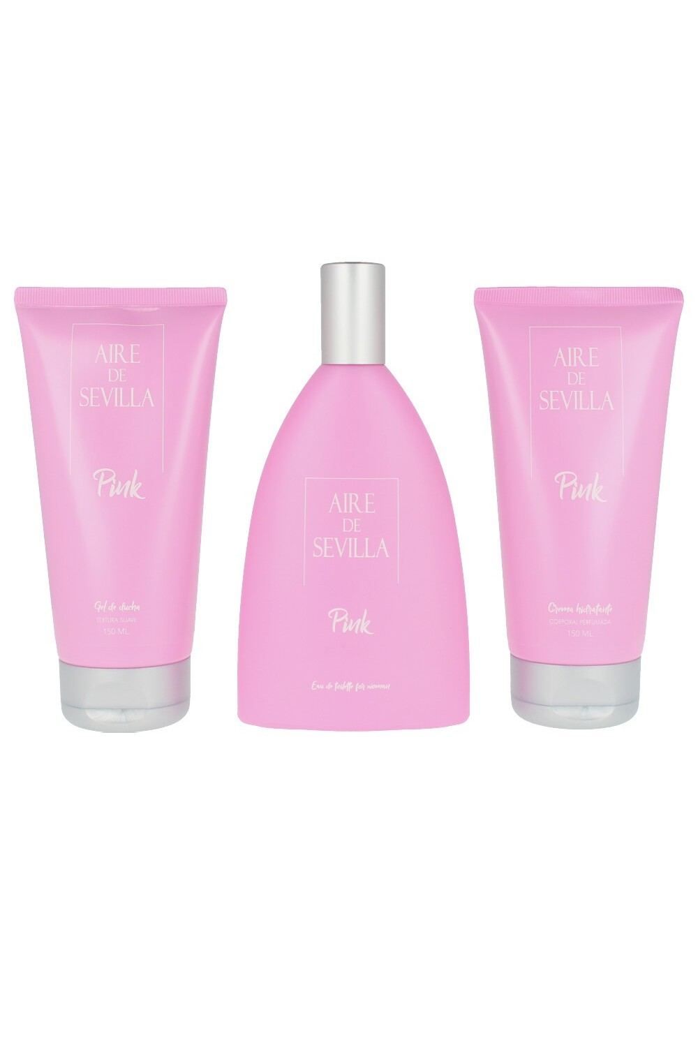 Aire de Sevilla Pink Eau De Toilette Spray 150ml Set 3 Pieces