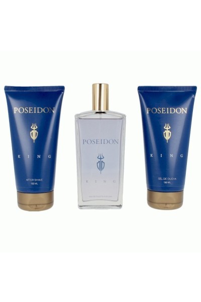 Aire De Sevilla Poseidon King Men Eau De Toilette Spray 150ml Set 3 Pieces