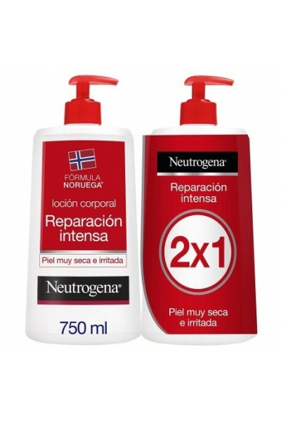 Neutrogena Intense Repair Body Lotion 750ml + 750ml