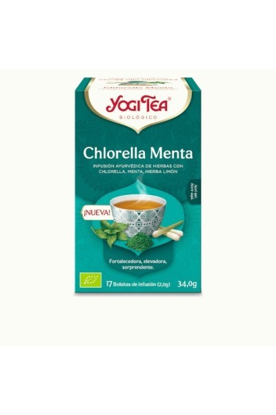 Yogi Tea Chlorella Menta 17 Bolsitas